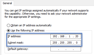New Host IP Address